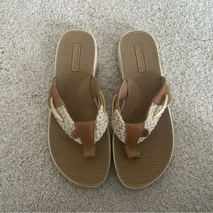 Sperry Brown and Beige Sandals
